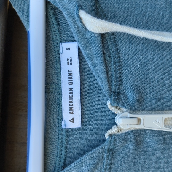 Pair of American Giant Lightweight Full Zip Hoodies - Picture 4 of 4